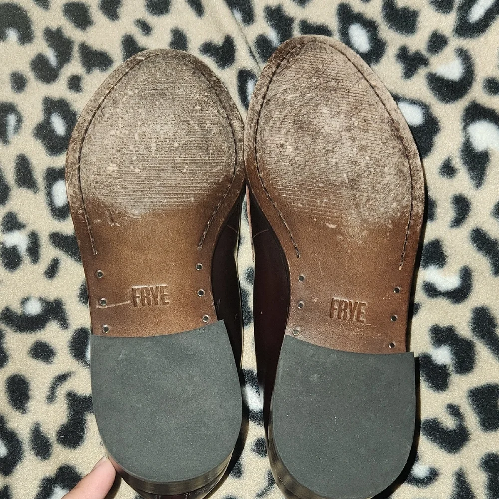 Frye Emory Kiltie Fringe Loafer Dark Brown 8M - Picture 5 of 14
